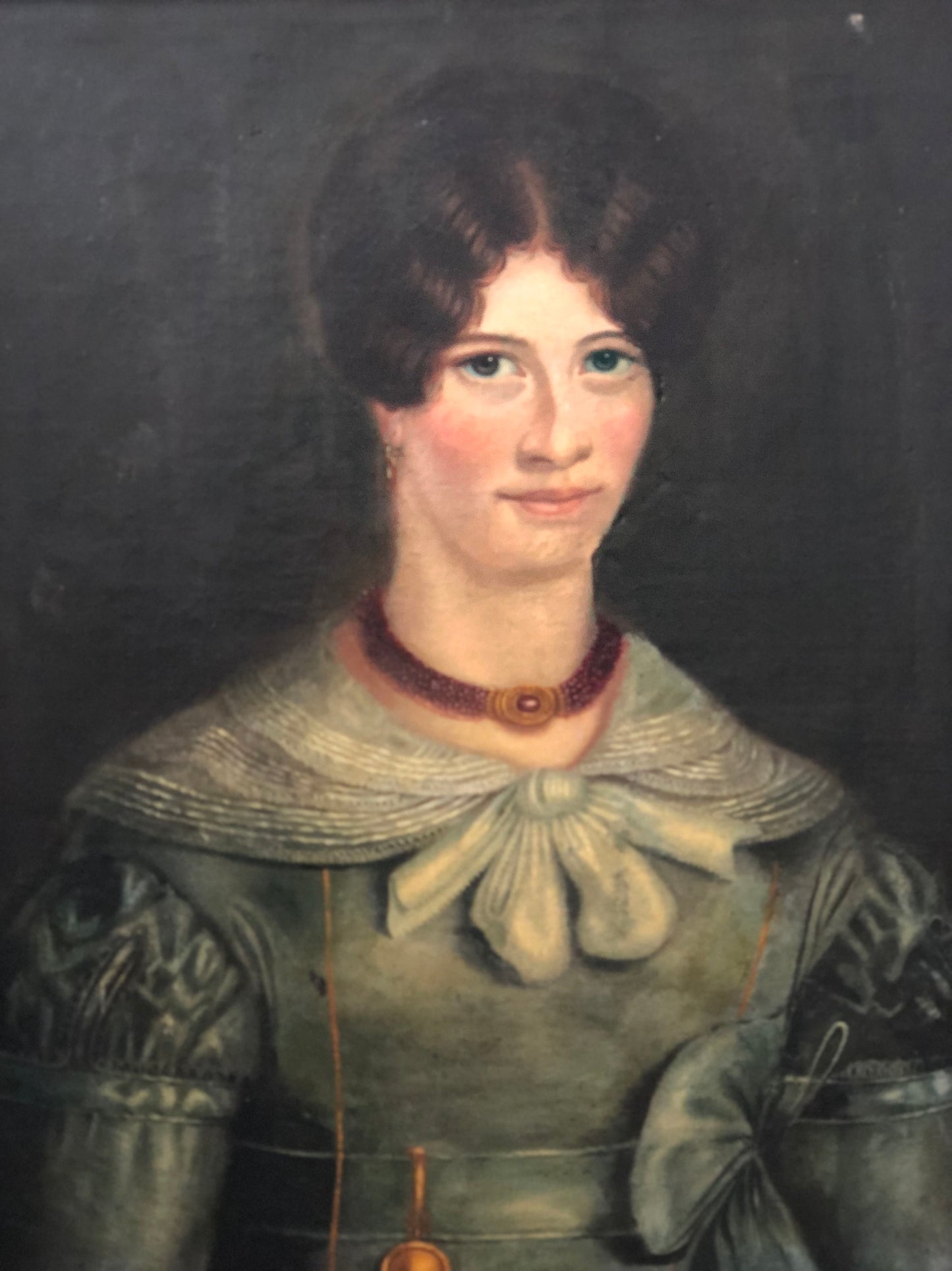 19th Century Oil Painting Portrait of a Woman