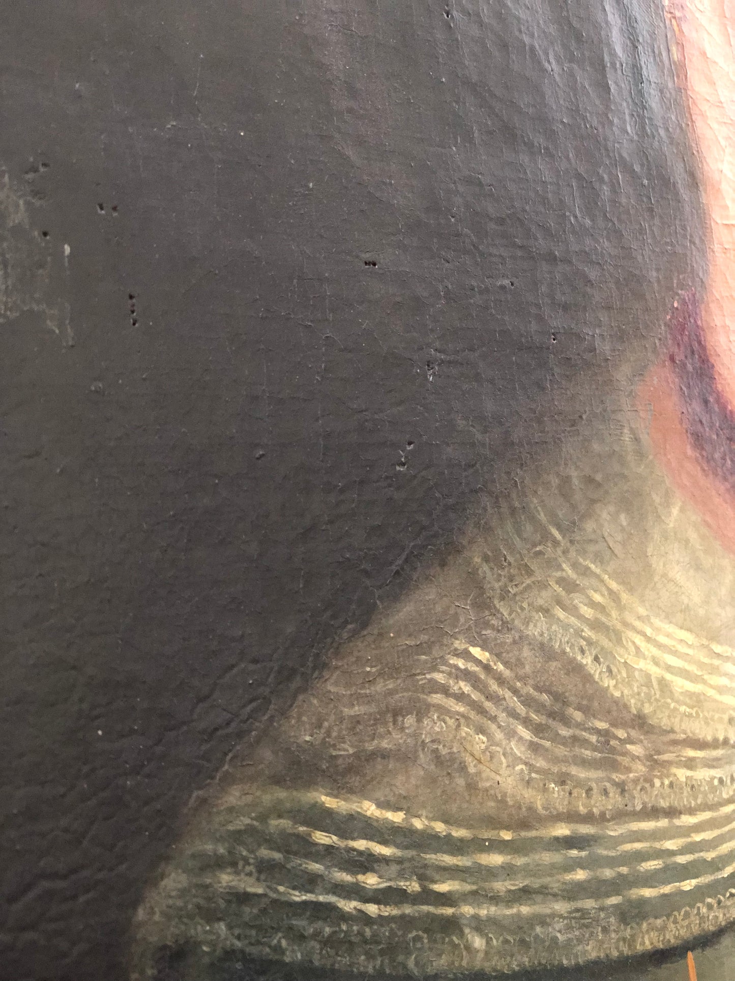 19th Century Oil Painting Portrait of a Woman