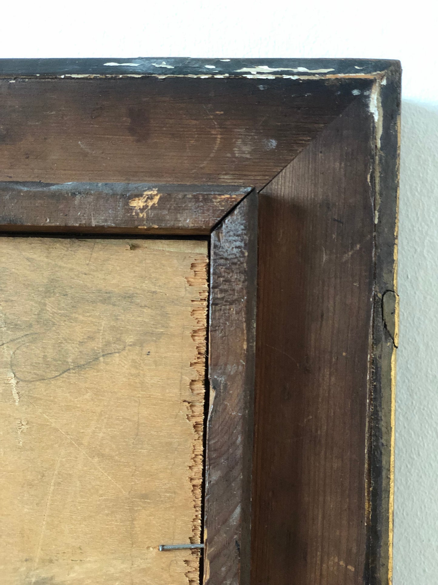 Antique Portrait Painting of a Danish Gentleman - Original Gilded Frame