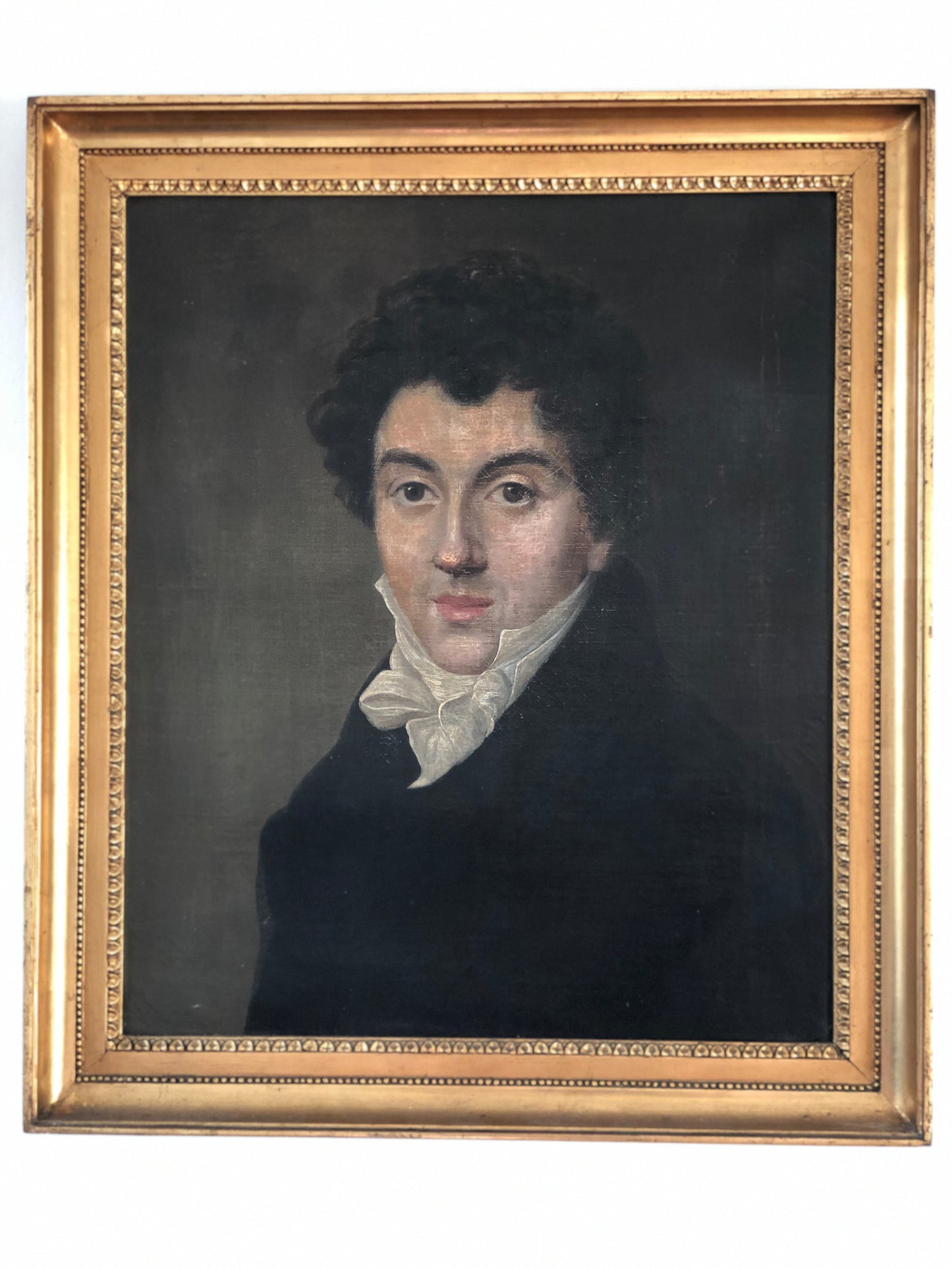 Early 19th century Empire Portrait Painting of a Gentleman