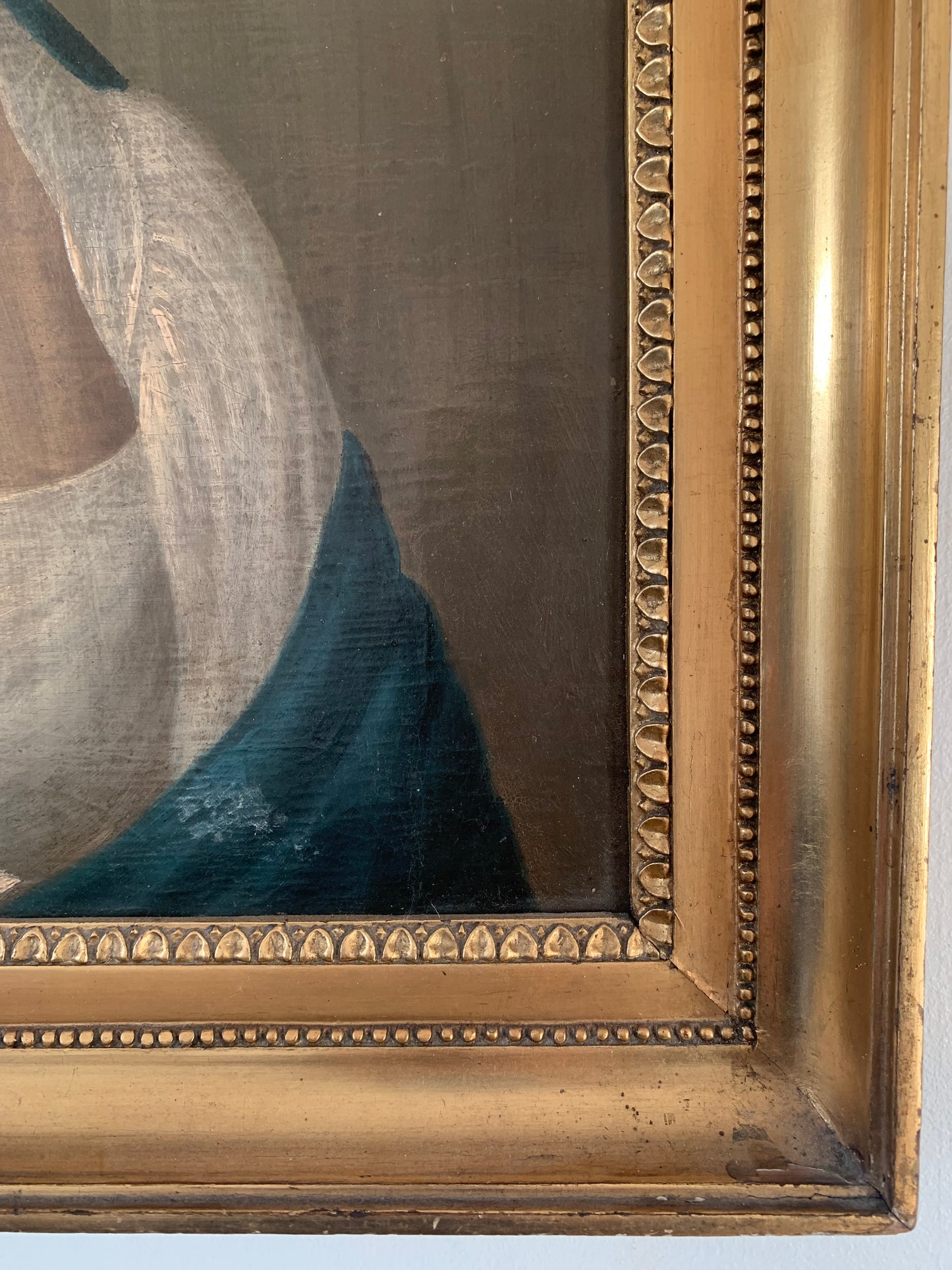 Early 19th century Empire Portrait Painting of a Lady