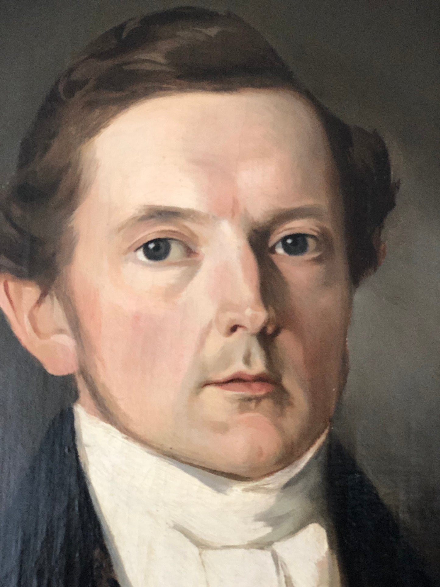 Early 19th century Oil Portrait Painting of Carl Robert Fahlman