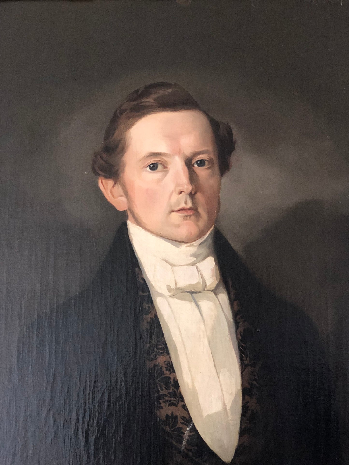 Early 19th century Oil Portrait Painting of Carl Robert Fahlman