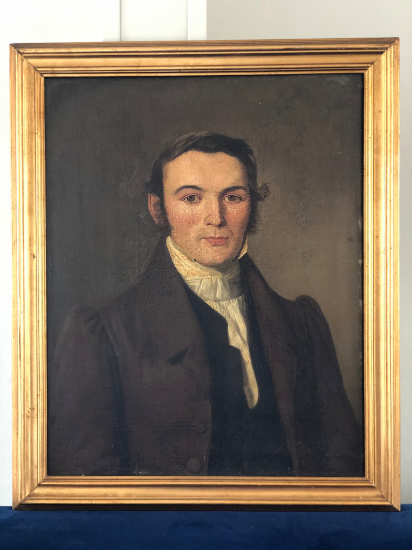 Early 18th century Danish Oil Painting of Noble Man