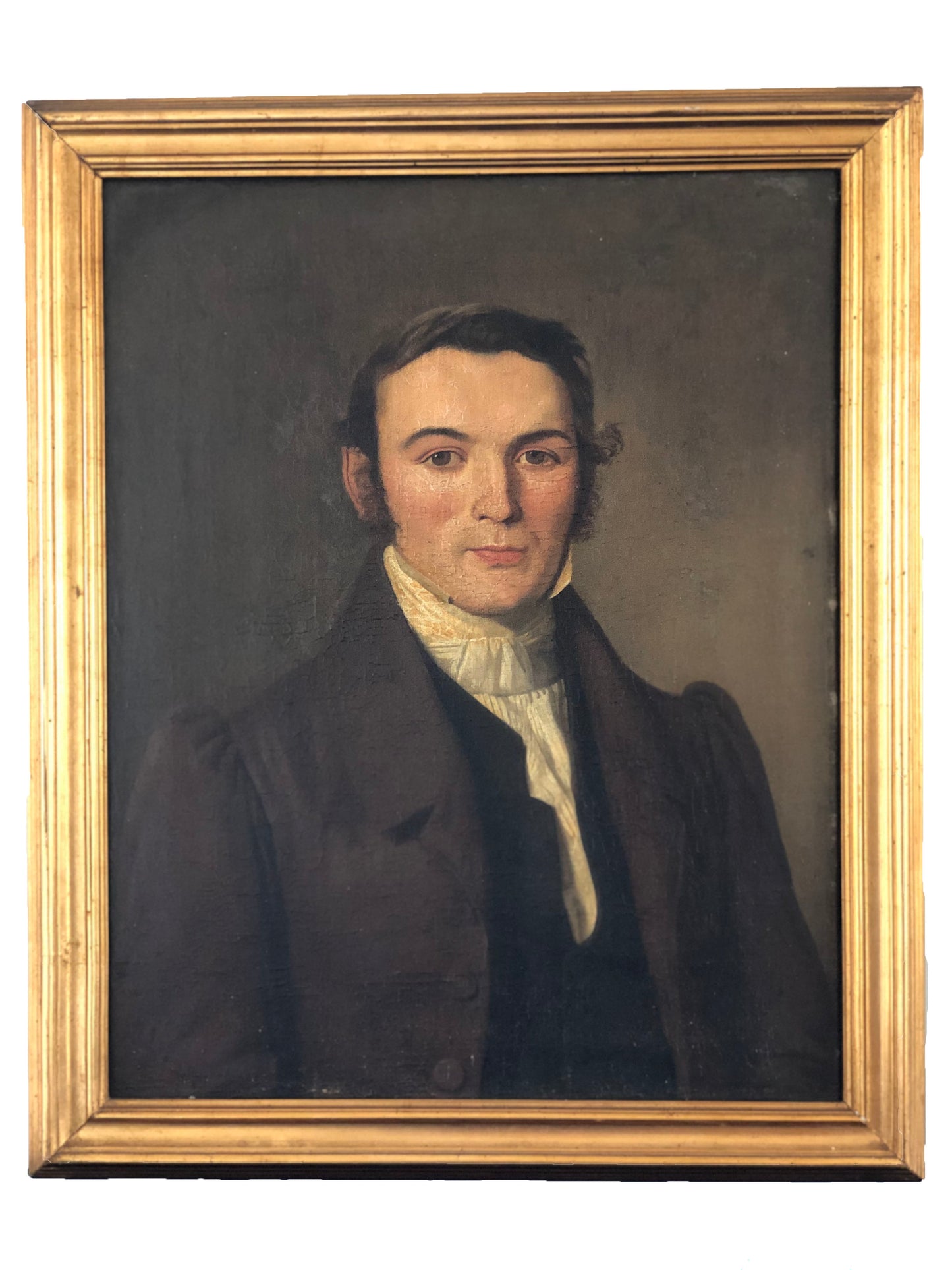 Early 18th century Danish Oil Painting of Noble Man