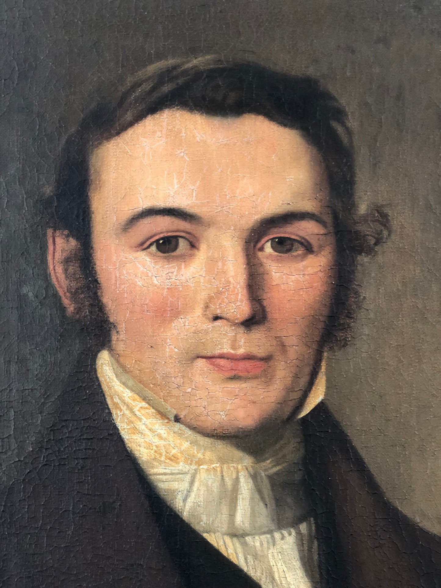 Early 18th century Danish Oil Painting of Noble Man