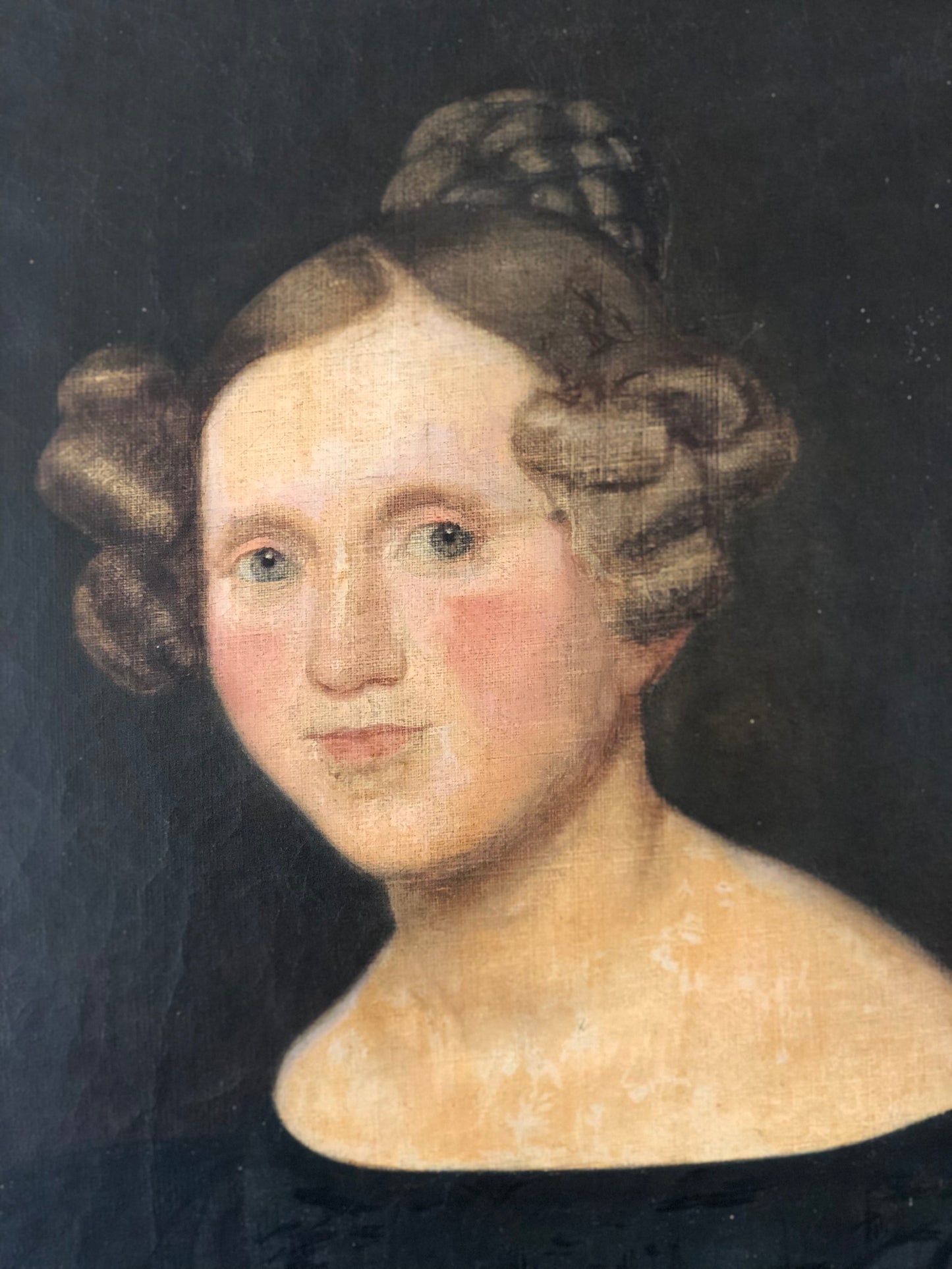 Early 18th century Oil Painting of Danish Woman