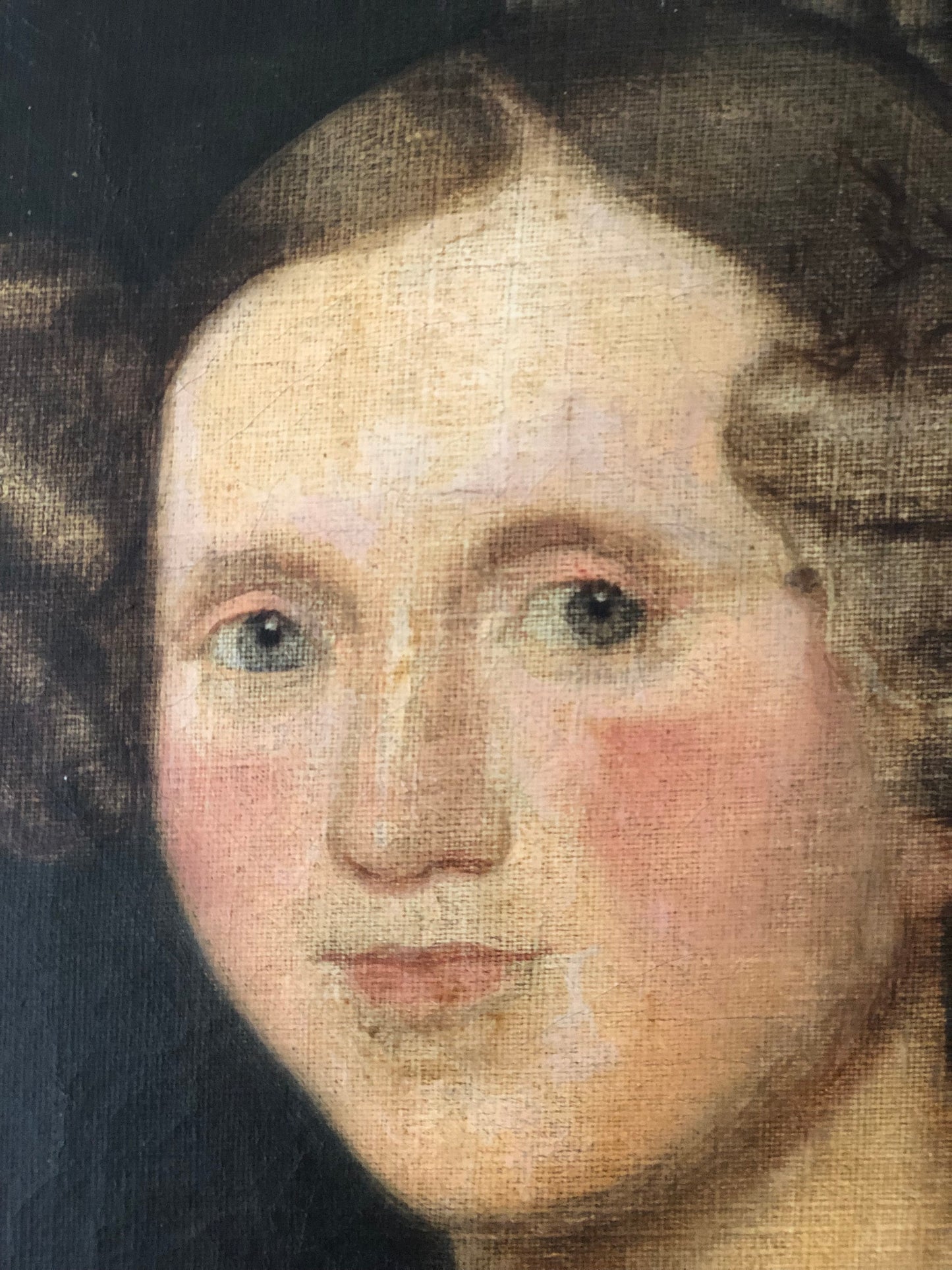 Early 18th century Oil Painting of Danish Woman