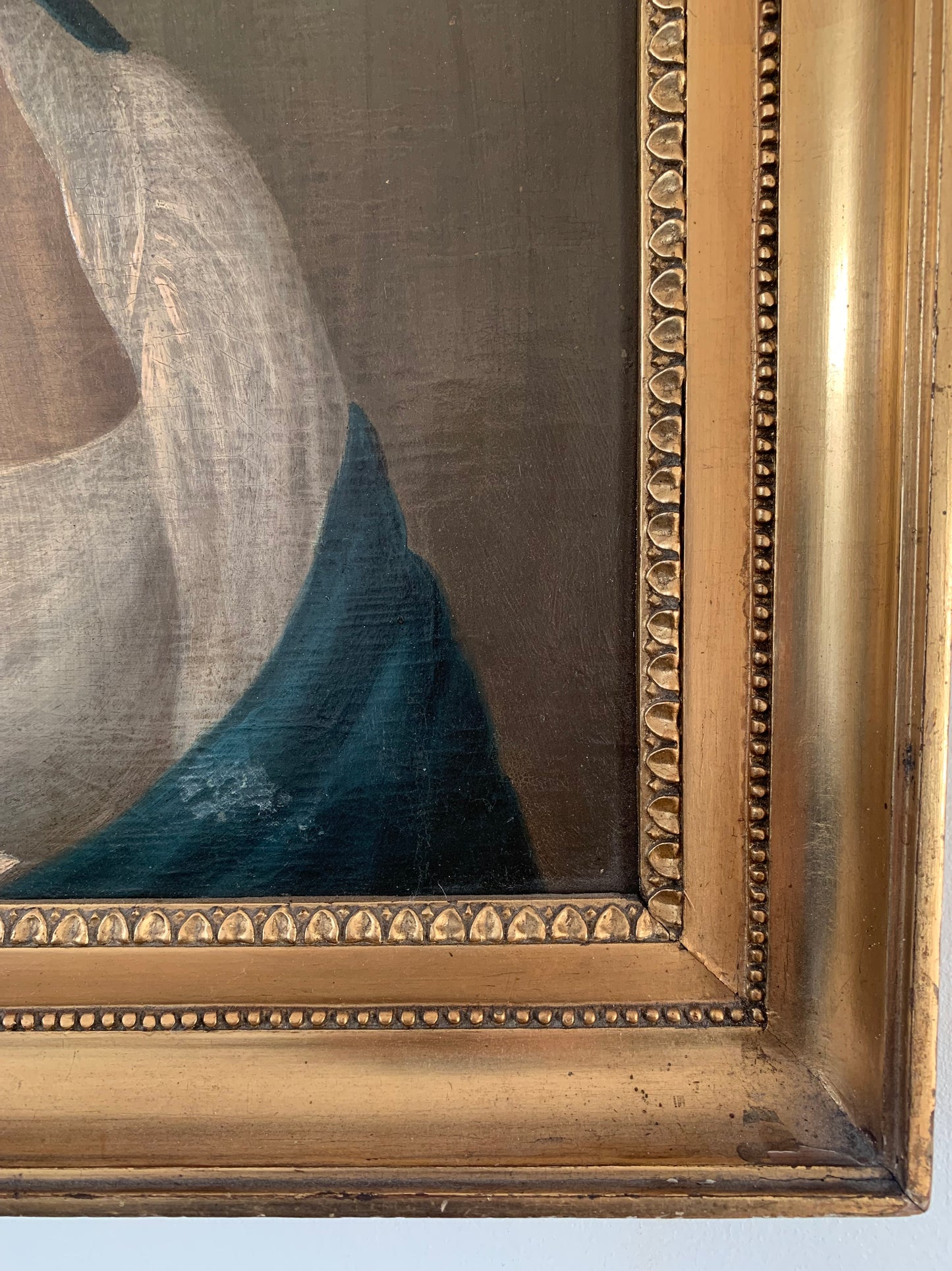 Early 19th century Empire Portrait Painting of a Lady
