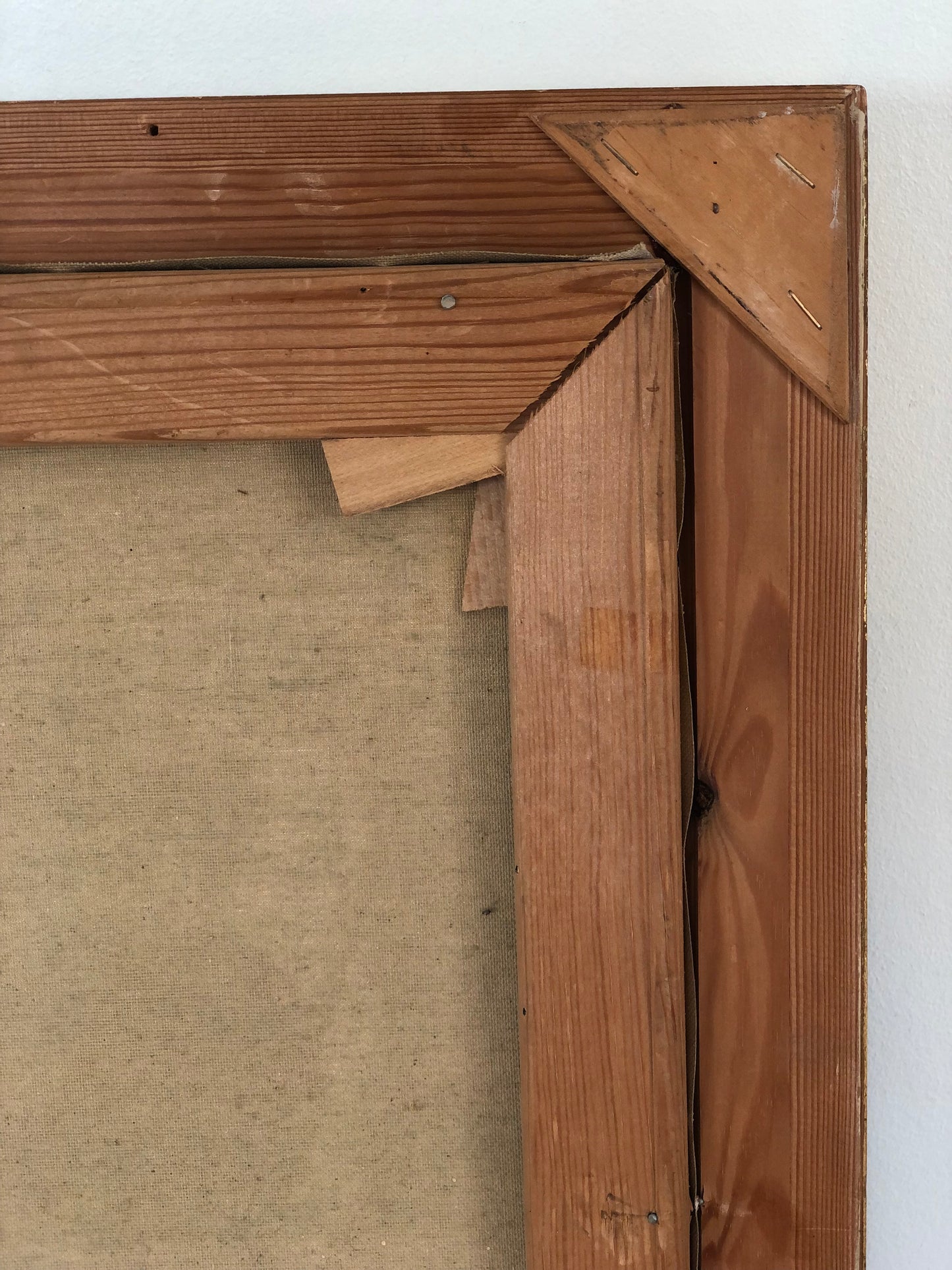 Original Vintage Cottage Interior Oil Painting, circa 1940