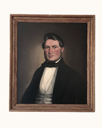 Antique Oil Painting of a Prominent German Gentleman