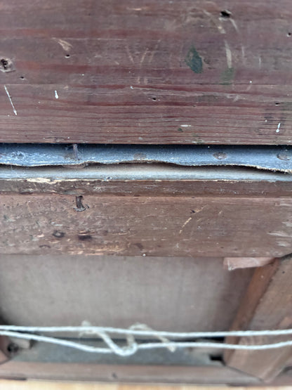 Antique Original Flower Oil Painting, Framed Signed Roses Still Life, c. 1913