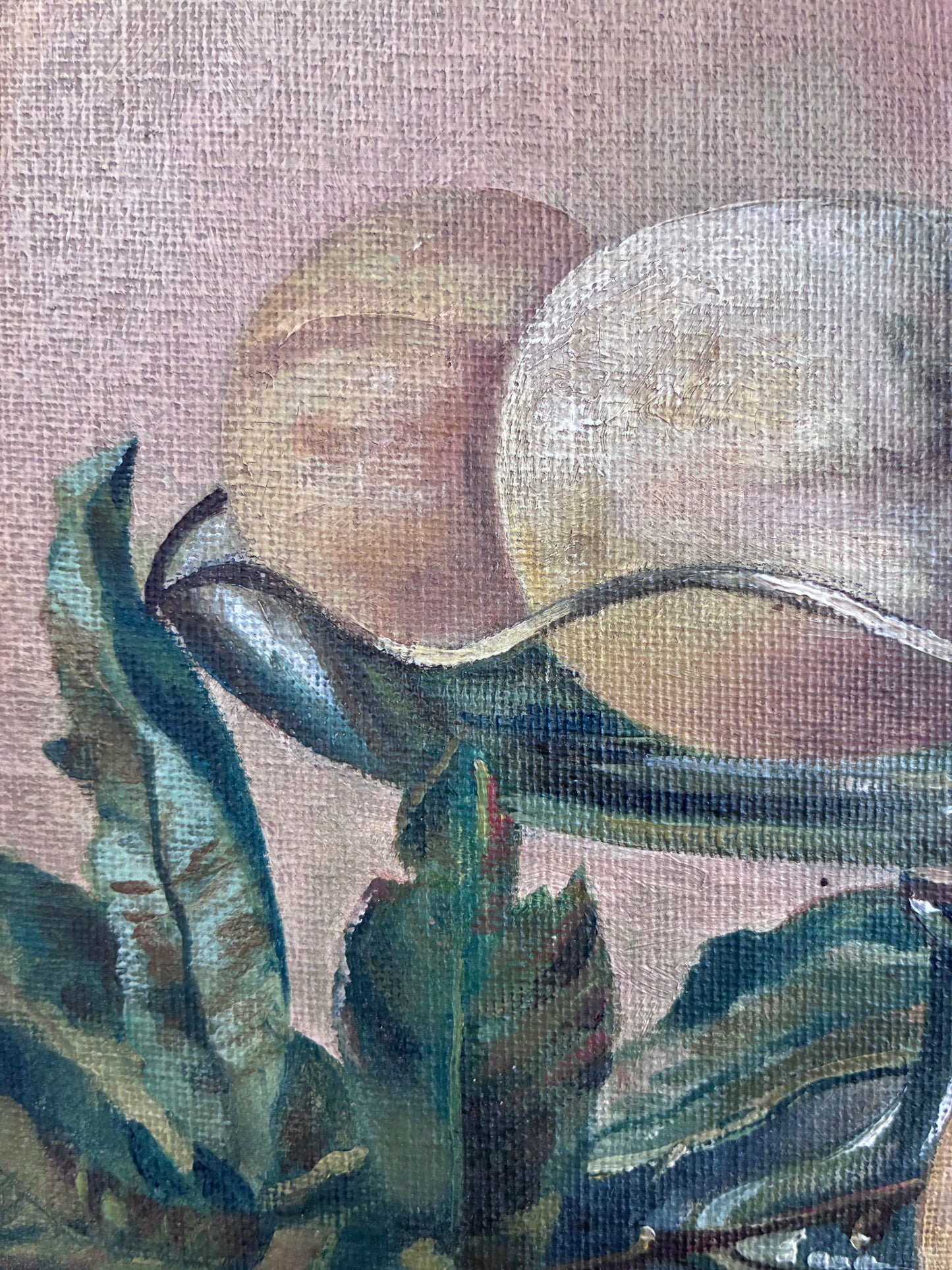 Antique Original Fruit Still Life Oil Painting, Framed Kitchen Wall Art