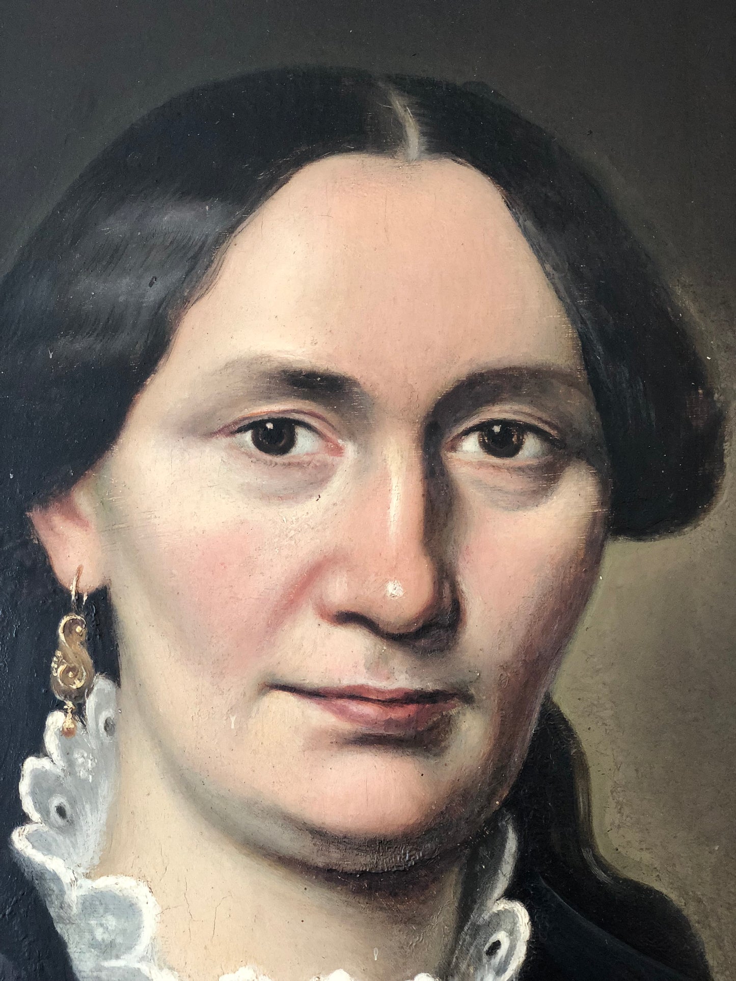 Pair of 19th century Antique oil Paintings of an Influential German Couple