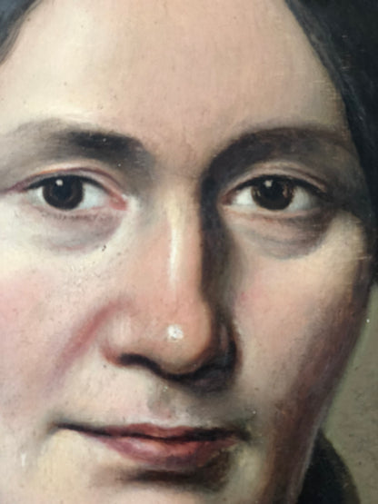 Pair of 19th century Antique oil Paintings of an Influential German Couple