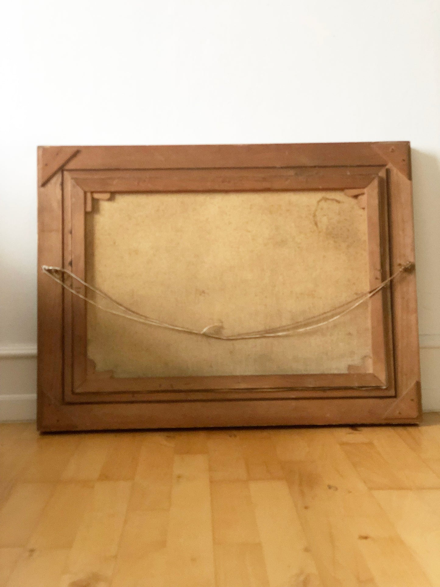 Large Vintage Countryside Cottage Original Oil Painting, circa 1940