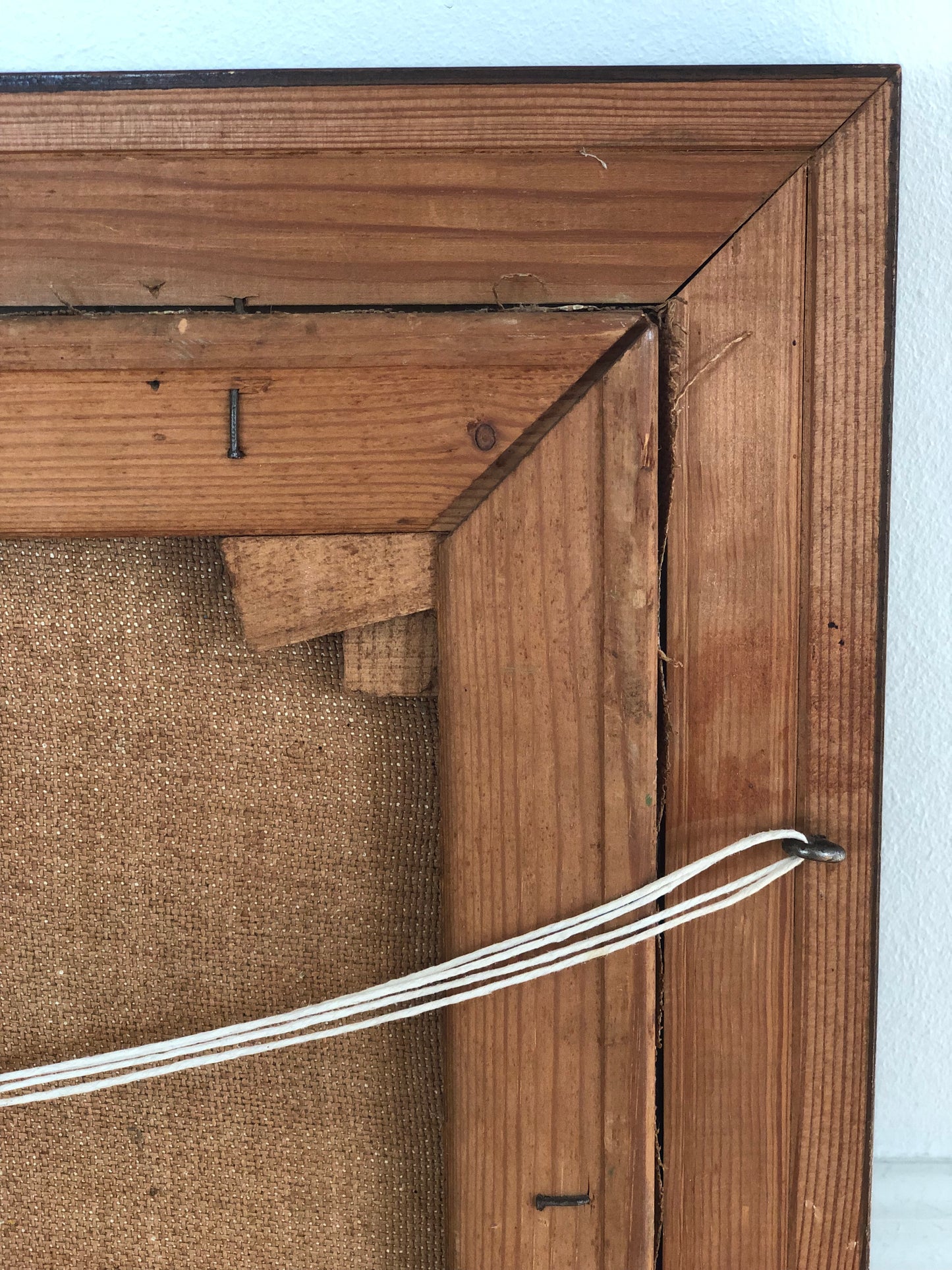 Original Vintage Cottage Landscape Oil Painting, circa 1950