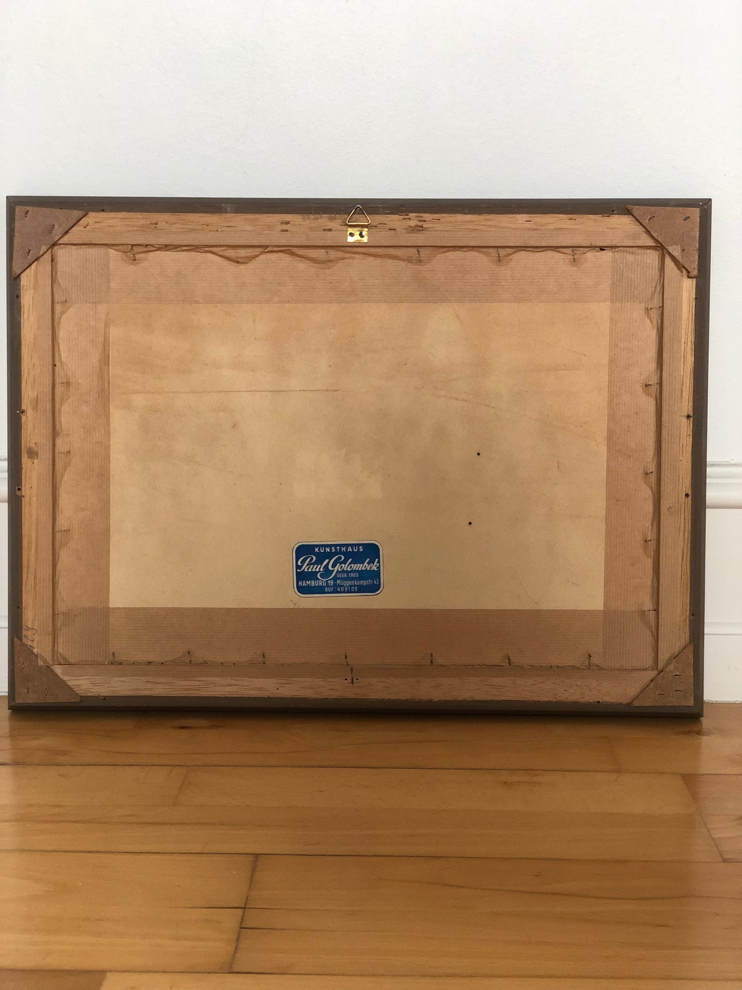 Original Vintage Nature Landscape Oil Painting, circa 1925