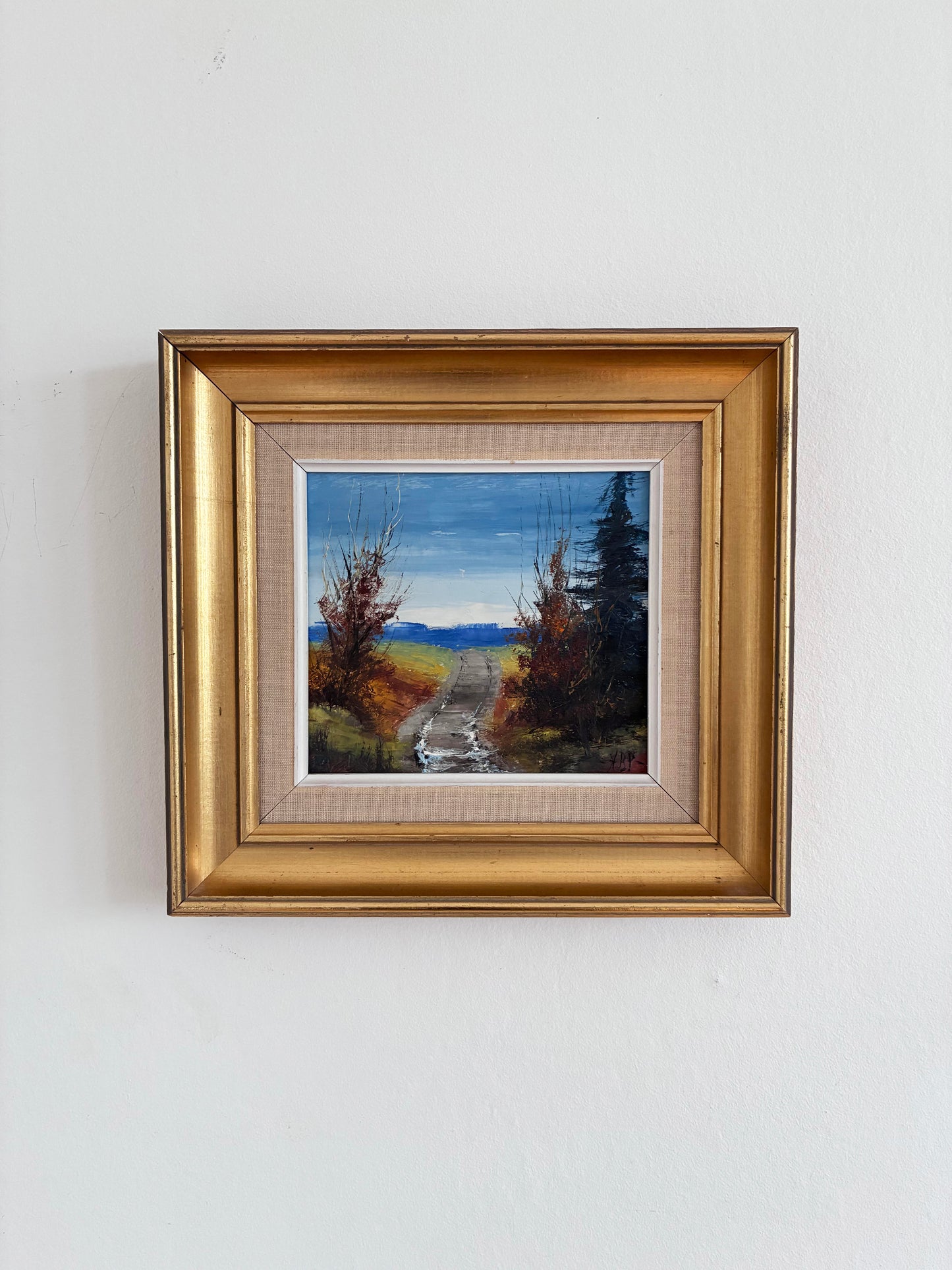Vintage Original Landscape Oil Painting