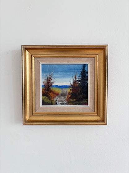 Vintage Original Landscape Oil Painting