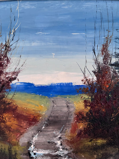 Vintage Original Landscape Oil Painting
