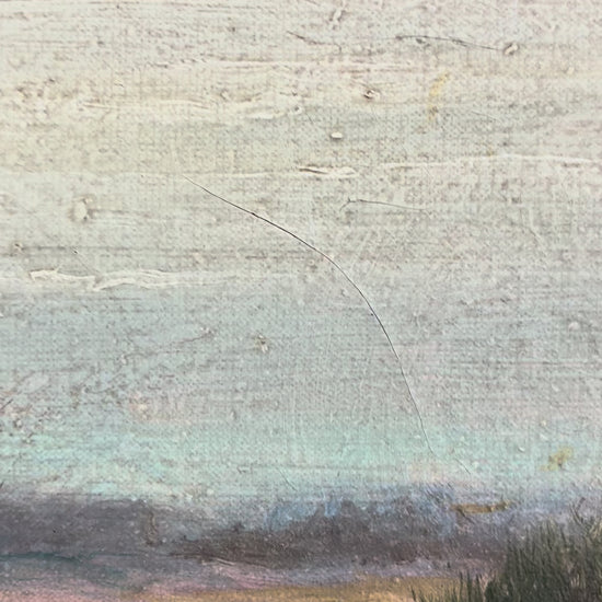 Vintage Original River Landscape Oil Painting video